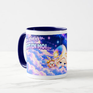 Mug Humour "Mon Réveil Croit en Moi" - Matins Durs