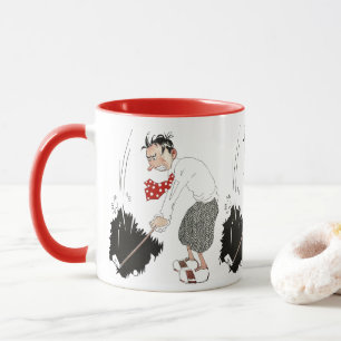 Mug Humour sportif de golf vintage, golfeur drôle et i