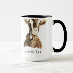 Mug Humour Vielle chèvre amovible, Animal, Animaux de 