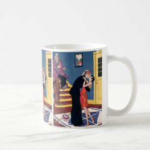 Mug Humour Vintage, Amour et Romance, Baiser de Derniè