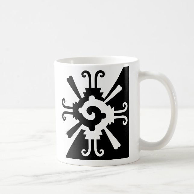 Mug Hunab Ku-noir et blanc (Droite)