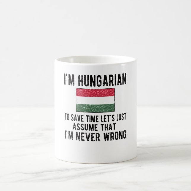 Mug Hungarian Heritage Hungary Roots Hungarian Flag (Centre)