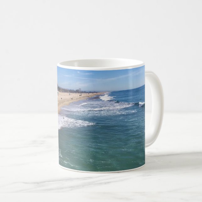Mug Huntington Beach, Californie (Devant droit)