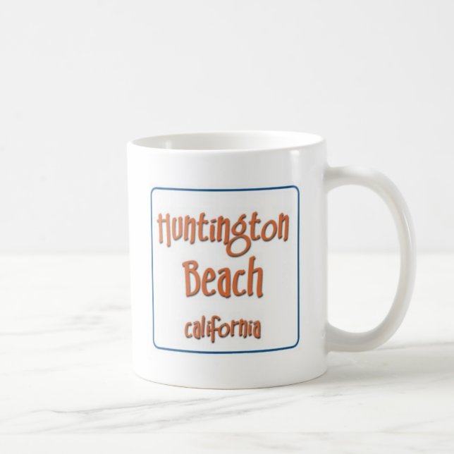 Mug Huntington Beach la Californie BlueBox (Droite)