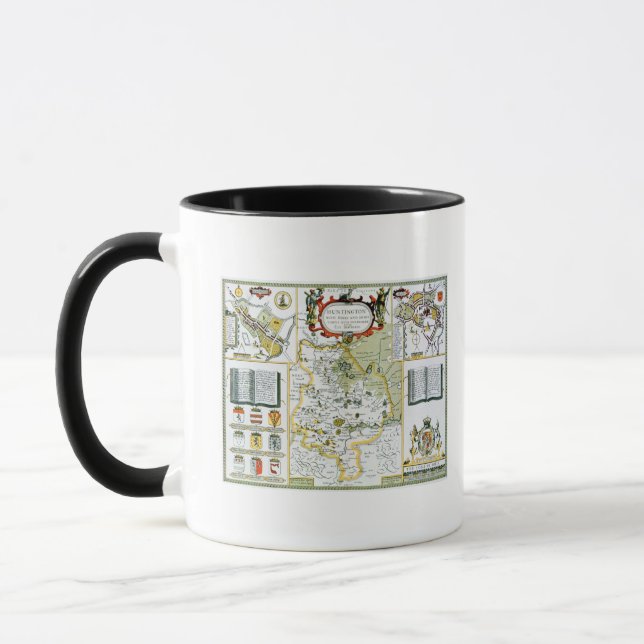 Mug Huntington, gravé par Jodocus Hondius (Gauche)