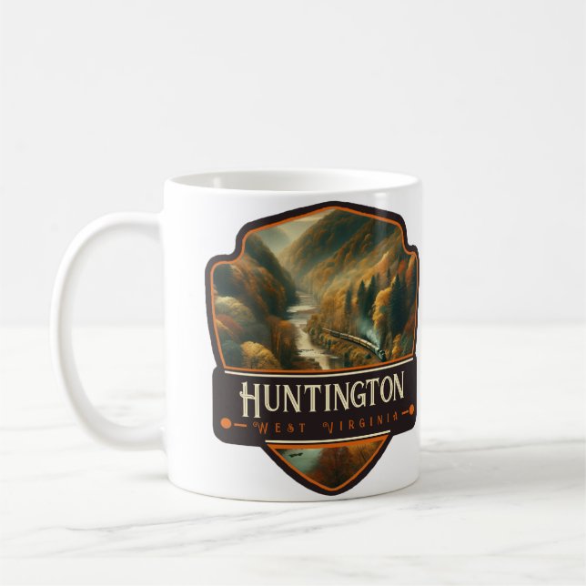 Mug Huntington, Virginie-Occidentale | VINTAGE (Gauche)
