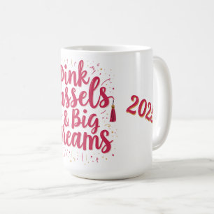 Mug Huppes roses et grands rêves - Remise des diplômes