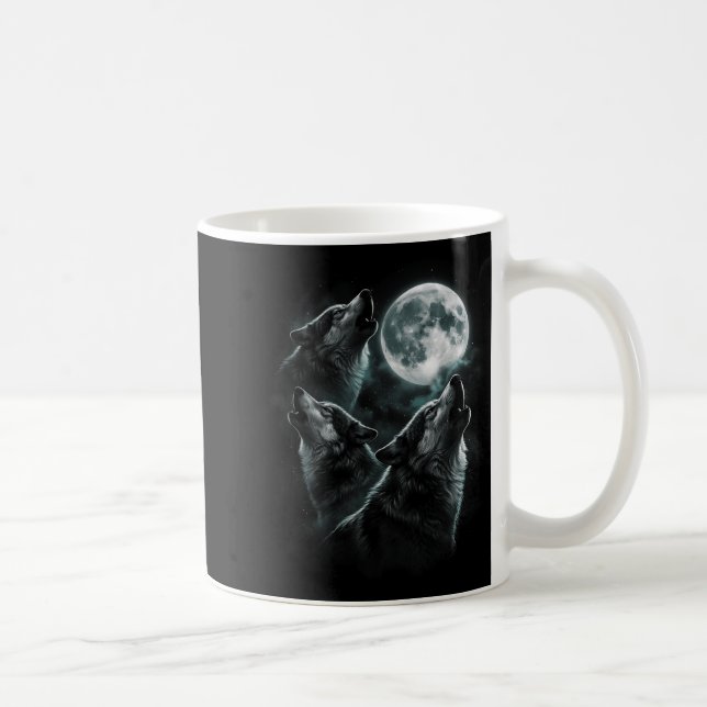 Mug Hurlement à la meute de loups de la faune étoilée  (Droite)