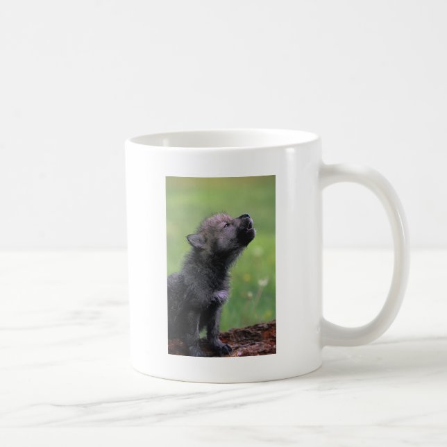 Mug Hurlements de loup de bébé (Droite)