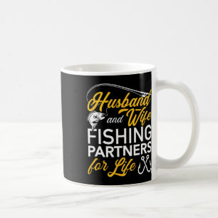 Mug Husbynd Et Femme Partenaires De Pêche À Vie