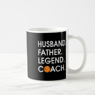 Mug Husbynd Père légende Entraîneur Fun Bysketbyll Cad