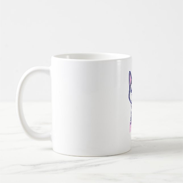 Mug Husky Chig Maman Cute Kawaii Chiot (Gauche)