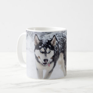 Mug Husky dans la neige