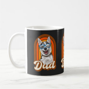 Mug Husky papa, papa chien, love huskies