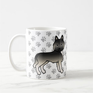 Mug Husky sibérien agouti Dessin animé Chien & Pattes
