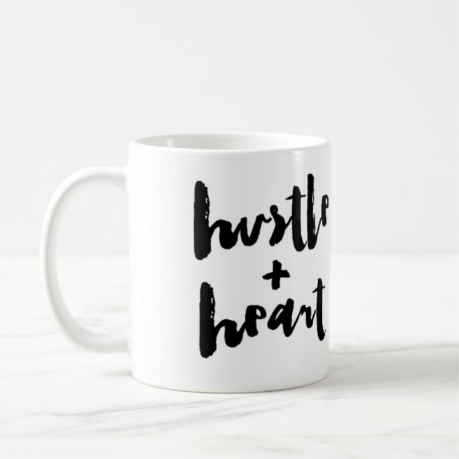 Mug Hustle + Coeur (Gauche)