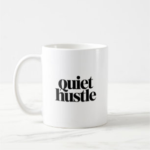 Mug Hustle silencieux Motivationnel – Minimal Réglable