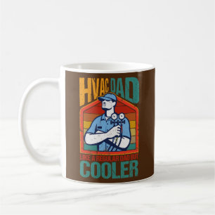 Mug HVAC Papa Mais Glacière Drôle Technicien HVAC Père