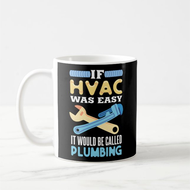 Mug Hvac Pour Un Technicien Hvac (Gauche)