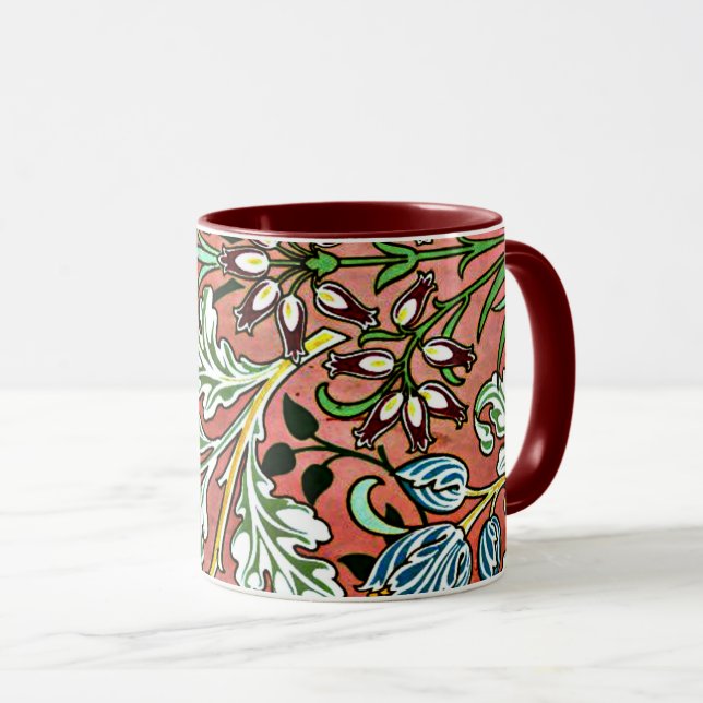 Mug Hyacinth, un design William Morris (Devant droit)