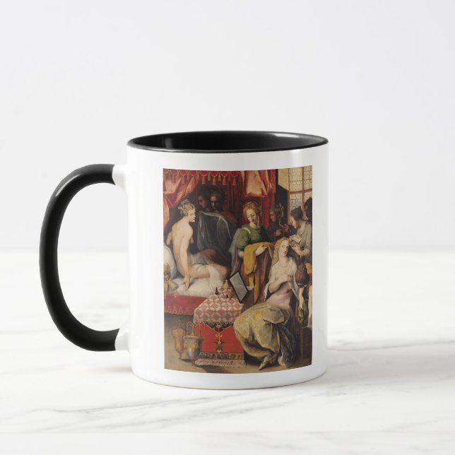 Mug Hyante et Climene à leur toilette (Gauche)