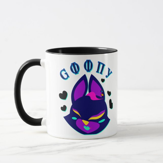Mug hybride stylisé renard-chat (Gauche)