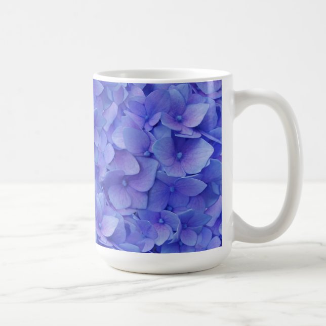 Mug Hydrangea bleu (Droite)