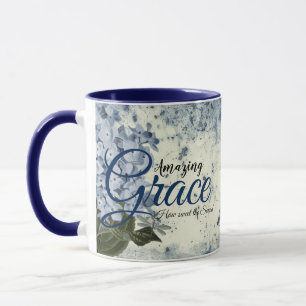 Mug Hydrangea bleu Amazing Grace  