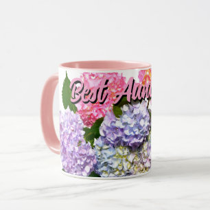 Mug Hydrangea Bouquet meilleure tante jamais