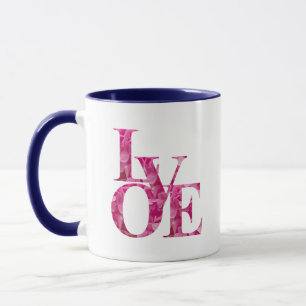 Mug Hydrangea Florale Rose Élégante Amour de Printemps