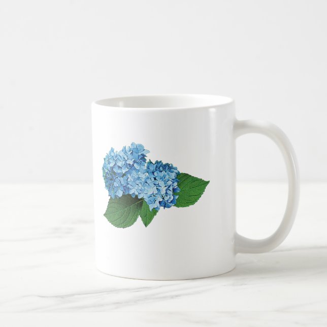 Mug Hydrangée bleu clair (Droite)