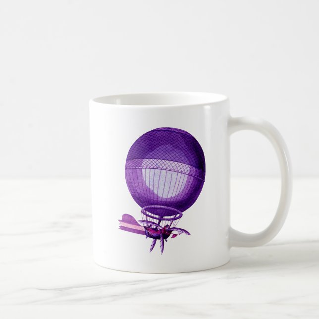 Mug Hydrogène Blanchard (Violet) Ballons à air chaud (Droite)