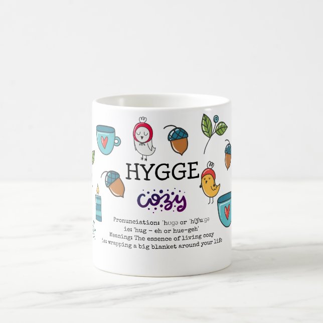 Mug Hygge - Signification et Pronononciation Doodles m (Centre)