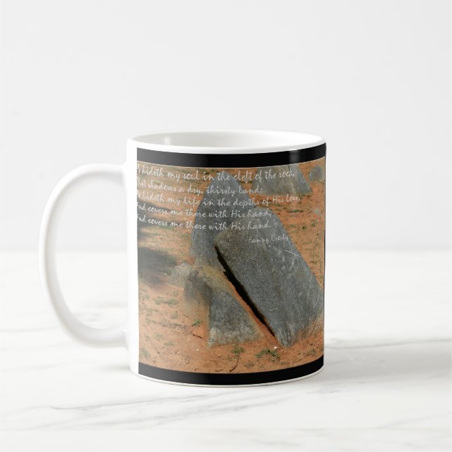 Mug Hymne de Fannie Crosby Il cache mon âme (Gauche)