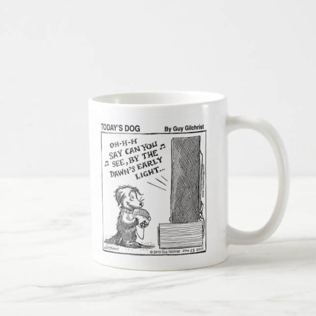 Mug Hymne national d'aujourd'hui de Dogg™ (Droite)