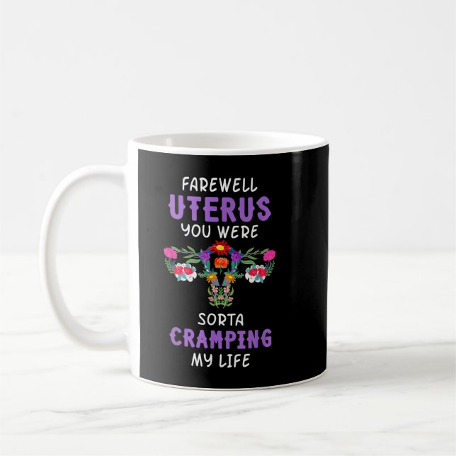 Mug Hystérectomie Uterus Chirurgie Survivor Supracervi (Gauche)