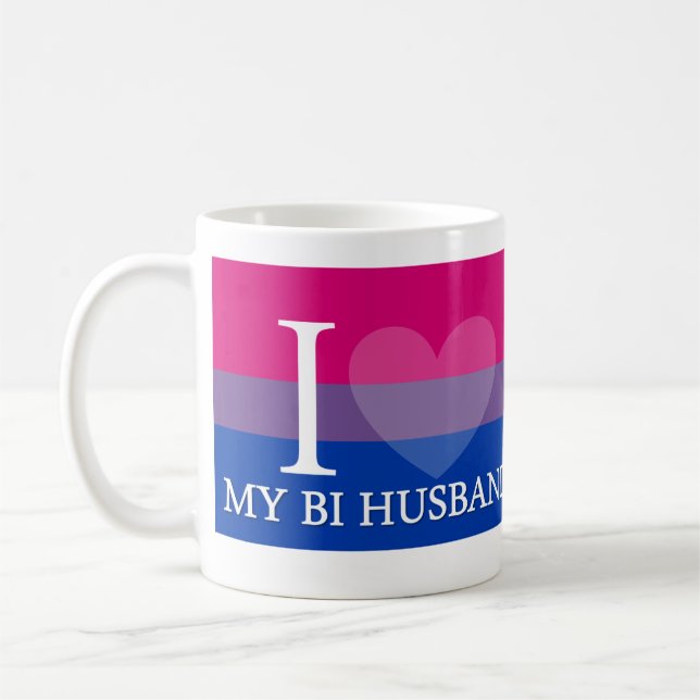 Mug I <3 mon mari de Bi (Gauche)