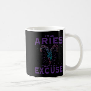 Mug I Am An Aries Zodiac Sign Graphic Art Ram Horoscop
