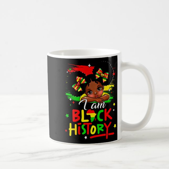Mug I Am Black History Afro Girl Little Melanin Prince (Droite)