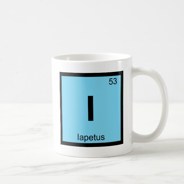 Mug I - Chimie de Titan Iapetus Symbole du tableau pér (Droite)