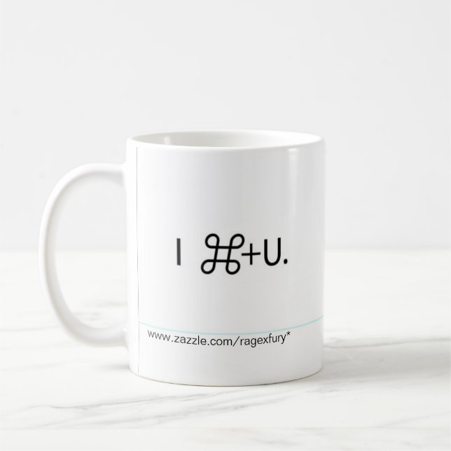 Mug I Cmd+U. (Gauche)