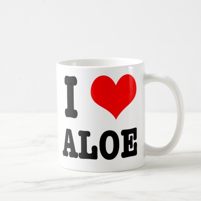MUG I COEUR (AMOUR) ALOE (Droite)