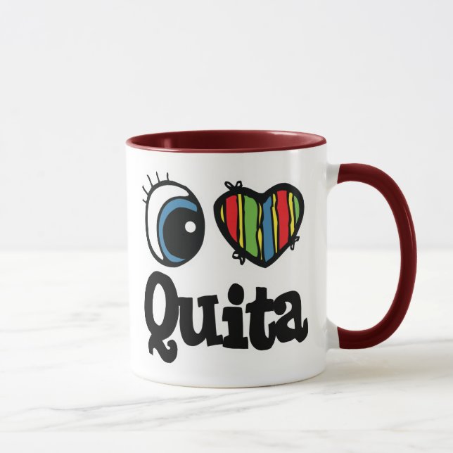 Mug I Coeur (Amour) Quita (Droite)