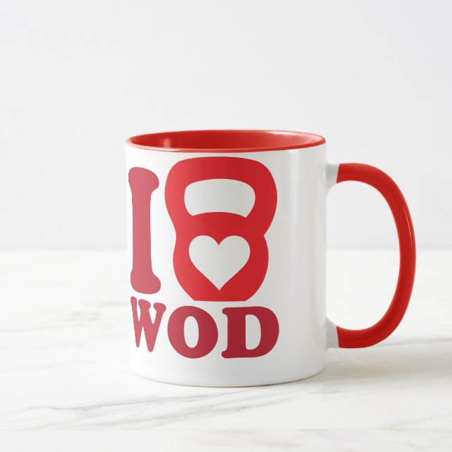 Mug I coeur (amour) WOD - (Droite)