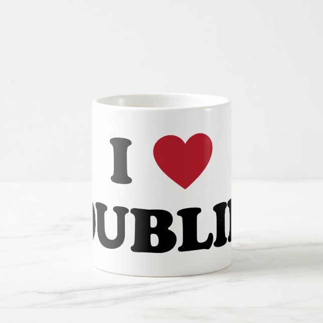Mug I coeur Dublin Irlande (Centre)