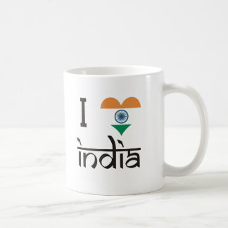 Mug I "coeur" Inde - amour Inde d'I