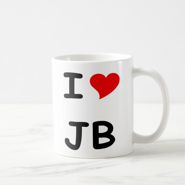 MUG I COEUR JB (Droite)