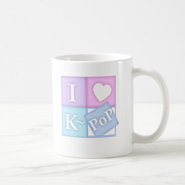 Mug I coeur K~Pop (Droite)