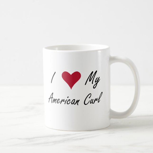 Mug I coeur ma boucle américaine (Droite)