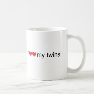 Mug I coeur mes jumeaux